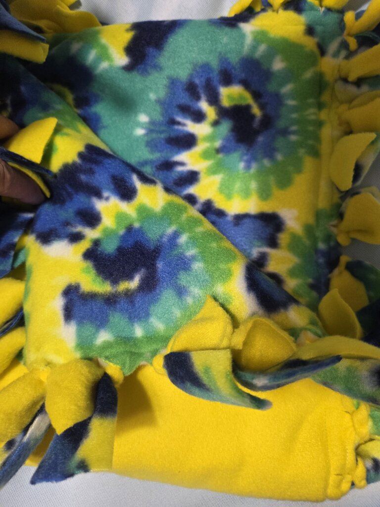 Yellow Tie Dye Crate Mat